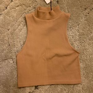 ZARA LIMITLESS CONTOUR HALTER TOP NEW